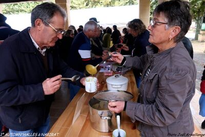 Photographie du service de la soupe